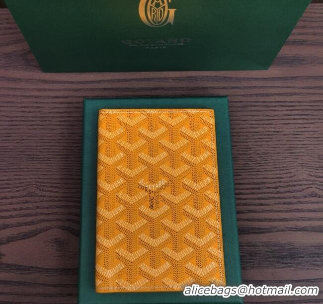 Best Product Goyard Grenelle Passport Cover G8502 Orange Yellow 2025