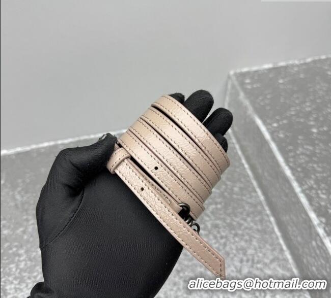 Top Quality Balenciaga Le City Tote Bag Small in Arena Storico Lambskin Sesame 1029 Beige 2025