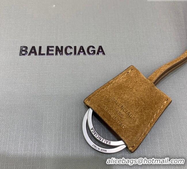 Well Crafted Balenciaga Rodeo Mini Handbag in suede And aged-silver hardware 78972 Camel 2025