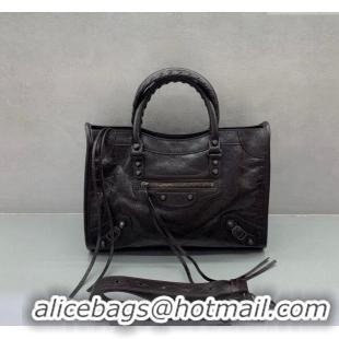Grade Quality Balenciaga Le City Small Bag in Arena Storico lambskin 1120 Coffee 2025