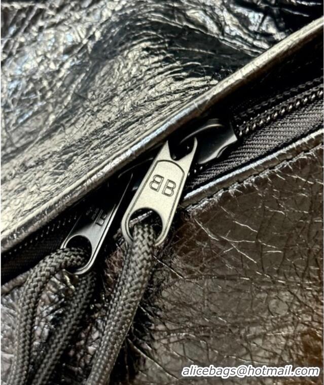 Unique Grade Balenciaga Explorer Backpack Bag in Arena Lambskin 20142 Black 2025