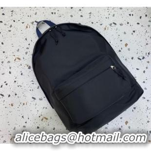 Grade Design Balenciaga Explorer Fabric Backpack Bag 20153 Black/Blue Strap 2025