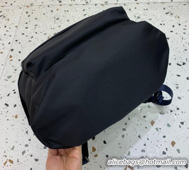 Grade Design Balenciaga Explorer Fabric Backpack Bag 20153 Black/Blue Strap 2025
