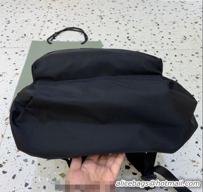 Shop Discount Balenciaga NEW York Fabric Backpack Bag 20154 Black/White 2025