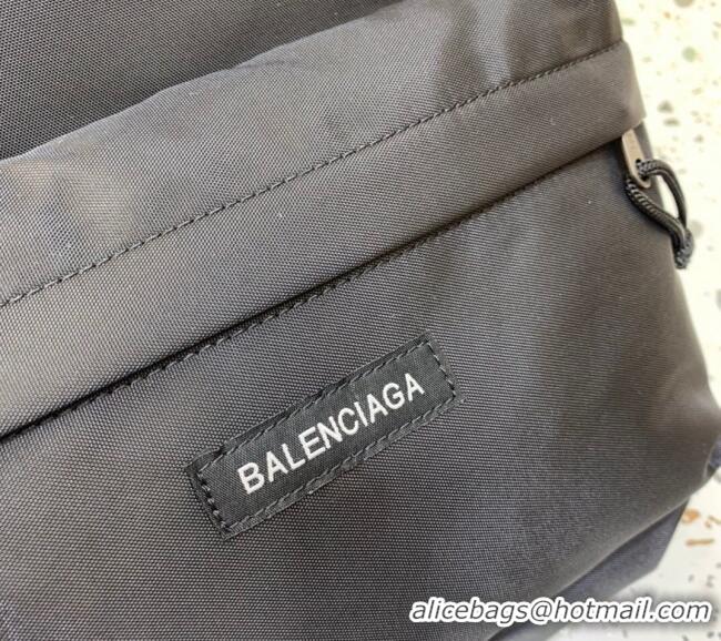 Shop Discount Balenciaga NEW York Fabric Backpack Bag 20154 Black/White 2025