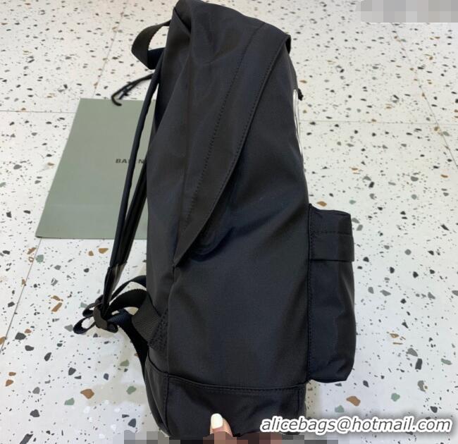 Shop Discount Balenciaga NEW York Fabric Backpack Bag 20154 Black/White 2025