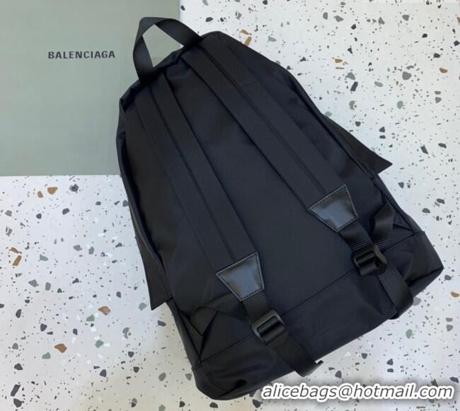 Reasonable Price Balenciaga PARIS Fabric Backpack Bag 20155 Black/White 2025