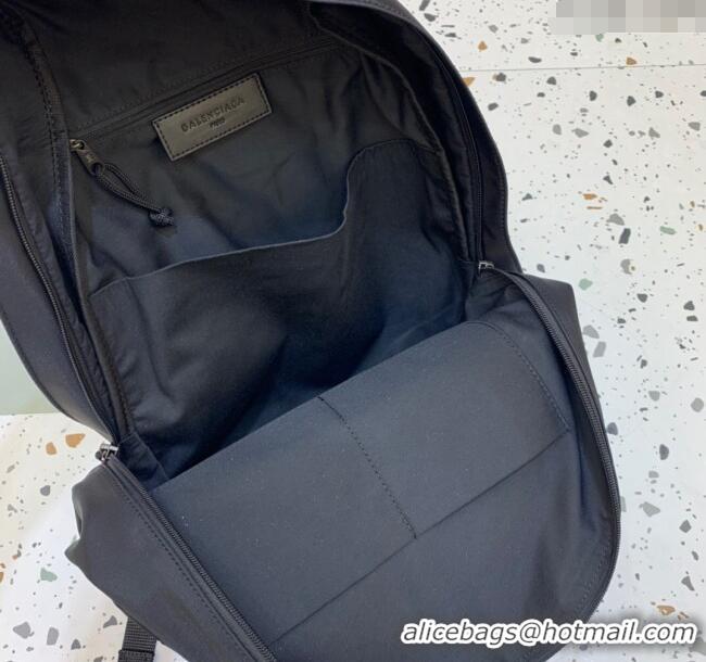 Reasonable Price Balenciaga PARIS Fabric Backpack Bag 20155 Black/White 2025