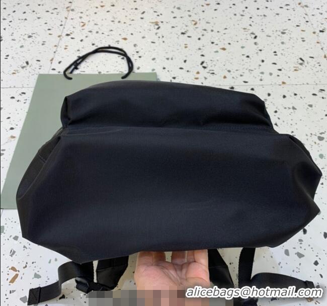 Reasonable Price Balenciaga PARIS Fabric Backpack Bag 20155 Black/White 2025