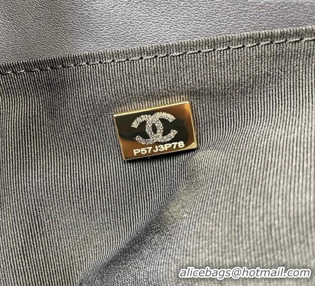 Grade Design Chanel Wool Maxi Shopping Bag AS5853 Black 2025