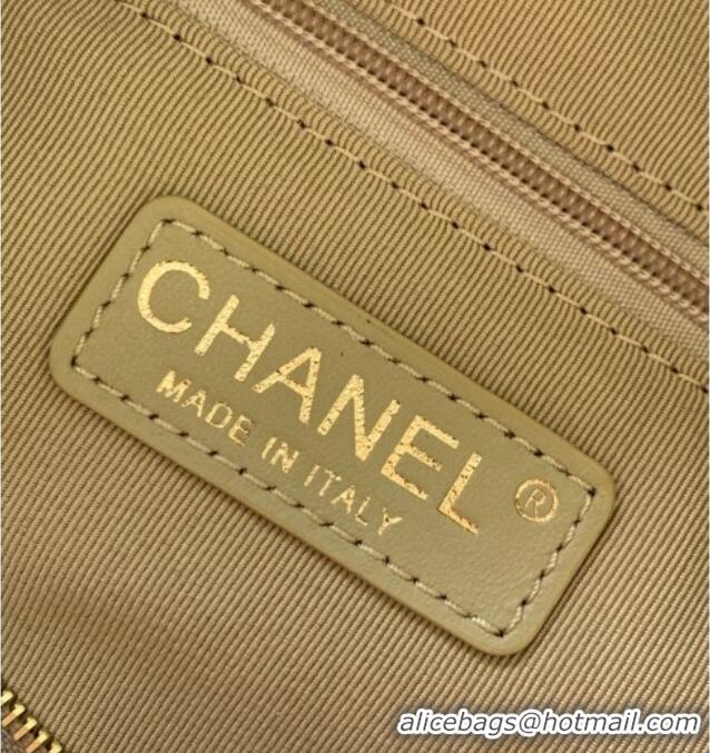 Traditional Specials Chanel Small Suede Bowling Bag AS5792 Khaki 2025