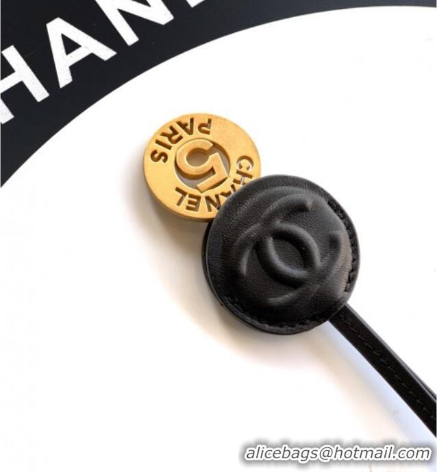 Market Sells Chanel Quilted Suede Boston Top Handle Bag CH112702 Black 2025