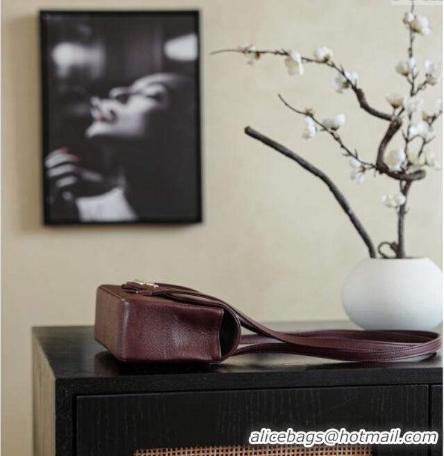 Grade Design Chanel Calfskin Leather Hobo Bag CH112703 Dark Burgundy 2025