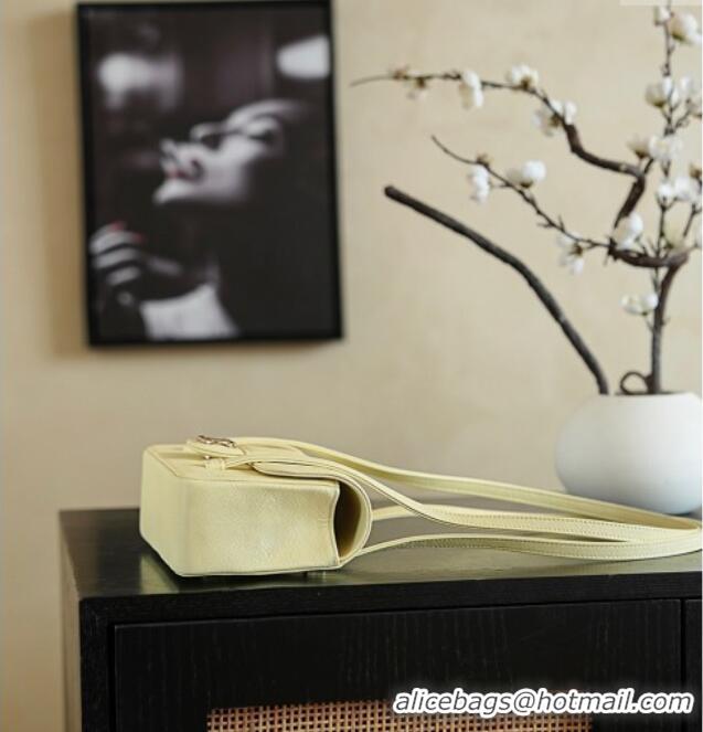 Luxury Discount Chanel Calfskin Leather Hobo Bag CH112703 Yellow 2025