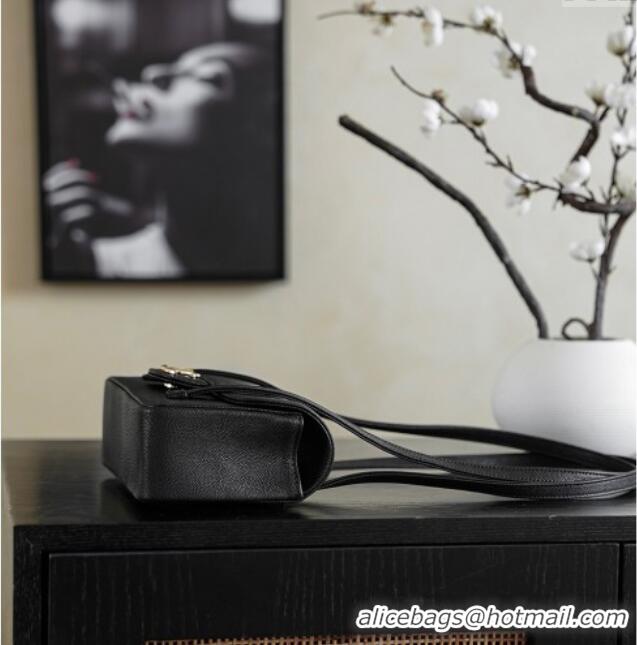 Traditional Discount Chanel Calfskin Leather Hobo Bag CH112703 Black 2025