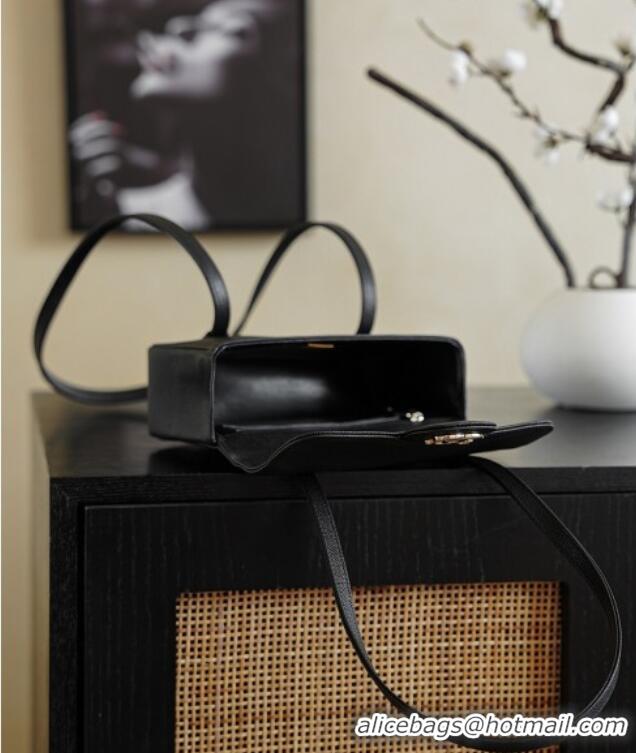 Traditional Discount Chanel Calfskin Leather Hobo Bag CH112703 Black 2025