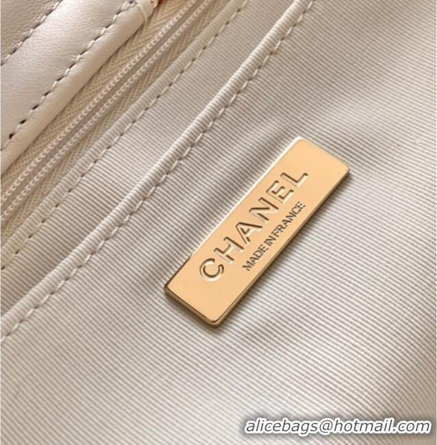 Best Price Chanel Tweed & Shearling Shopping Bag AS5689 Fuchsia/Pink 2025