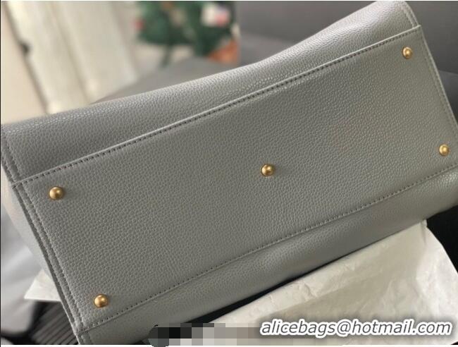 Classic Specials Chanel Deauville Grained Calfskin Medium Shopping Bag A66941 Grey 2025