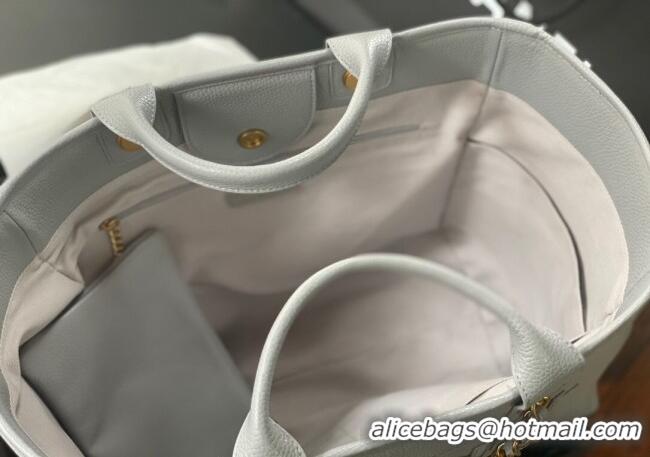 Classic Specials Chanel Deauville Grained Calfskin Medium Shopping Bag A66941 Grey 2025