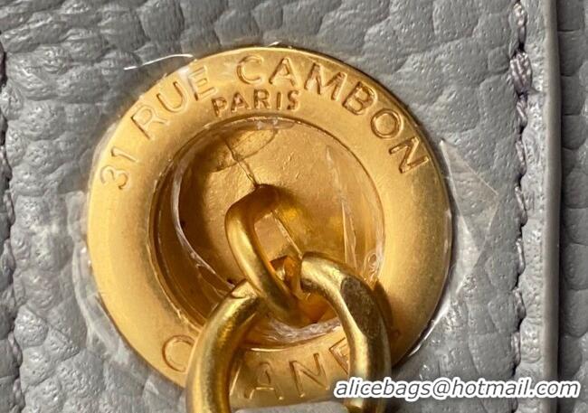 Classic Specials Chanel Deauville Grained Calfskin Medium Shopping Bag A66941 Grey 2025