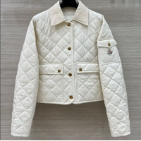 Classic Discount Moncler Padded Jacket M82104 White 2025
