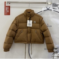 Luxury Wholesale Moncler Down Jacket M9217 Brown 2025
