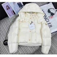 New Design Moncler Down Jacket ML090402 White 2025
