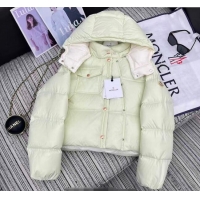 High Quality Moncler Down Jacket ML090402 Light Green 2025