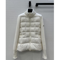 Buy Classic Moncler Padded Zip-up Cardigan M91619 White 2025