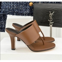 New Style The Row Signum 90MM Sandal in Calfskin TR1401 Brown 2025