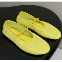 New Style The Row Elastic Ballet Slipper in Mesh TR1410 Yellow 2025