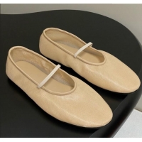 New Style The Row Elastic Ballet Slipper in Mesh TR1410 Beige 2025
