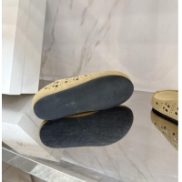 New Arrivals The Row Huge Mule in Hollowed-out Suede TR051608 Suede Beige 2025