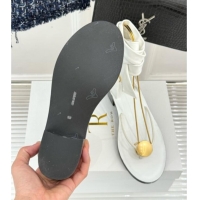 New Arrivals The Row Leather Sandals TR051611 White 2025