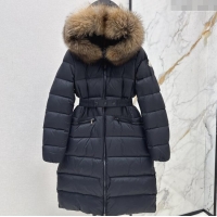 Spot Bulk Moncler Long Down Jacket M091841 Black 2025