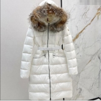 New Fashion Moncler Long Down Jacket M091841 White 2025