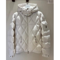 Original Cheap Moncler Quilted Down Jacket M091851 White 2025