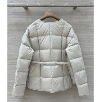 Sophisticated Cheap Moncler Quilted Down Jacket M091855 White 2025