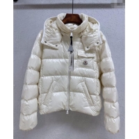 Buy New Cheap Moncler Short Down Jacket M091847 White 2025