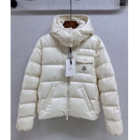 Buy New Cheap Moncler Short Down Jacket M091847 White 2025