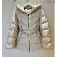 Market Sells Moncler Belted Down Jacket M091853 Beige 2025