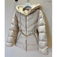 Market Sells Moncler Belted Down Jacket M091853 Beige 2025
