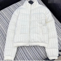 Inexpensive Moncler Knit Down Jacket M091857 White 2025