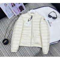Buy New Cheap Moncler Short Down Jacket M091860 White 2025
