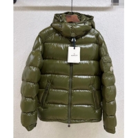 Classic Inexpensive Moncler Maya Down Jacket 1014 Green 2025