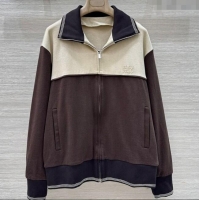 Hot Sell Cheap Miu Miu Patchwork Jacket 0717 Beige/Brown 2025