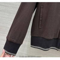 Hot Sell Cheap Miu Miu Patchwork Jacket 0717 Beige/Brown 2025