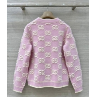 Promotional Gucci GG Wool Cardigan 1015 Pink 2025