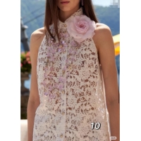 Super Quality Chanel Lace Vest 0620 White 2025