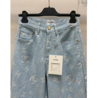 Affordable Price Chanel Cotton Jeans 0620 Light Blue 2025